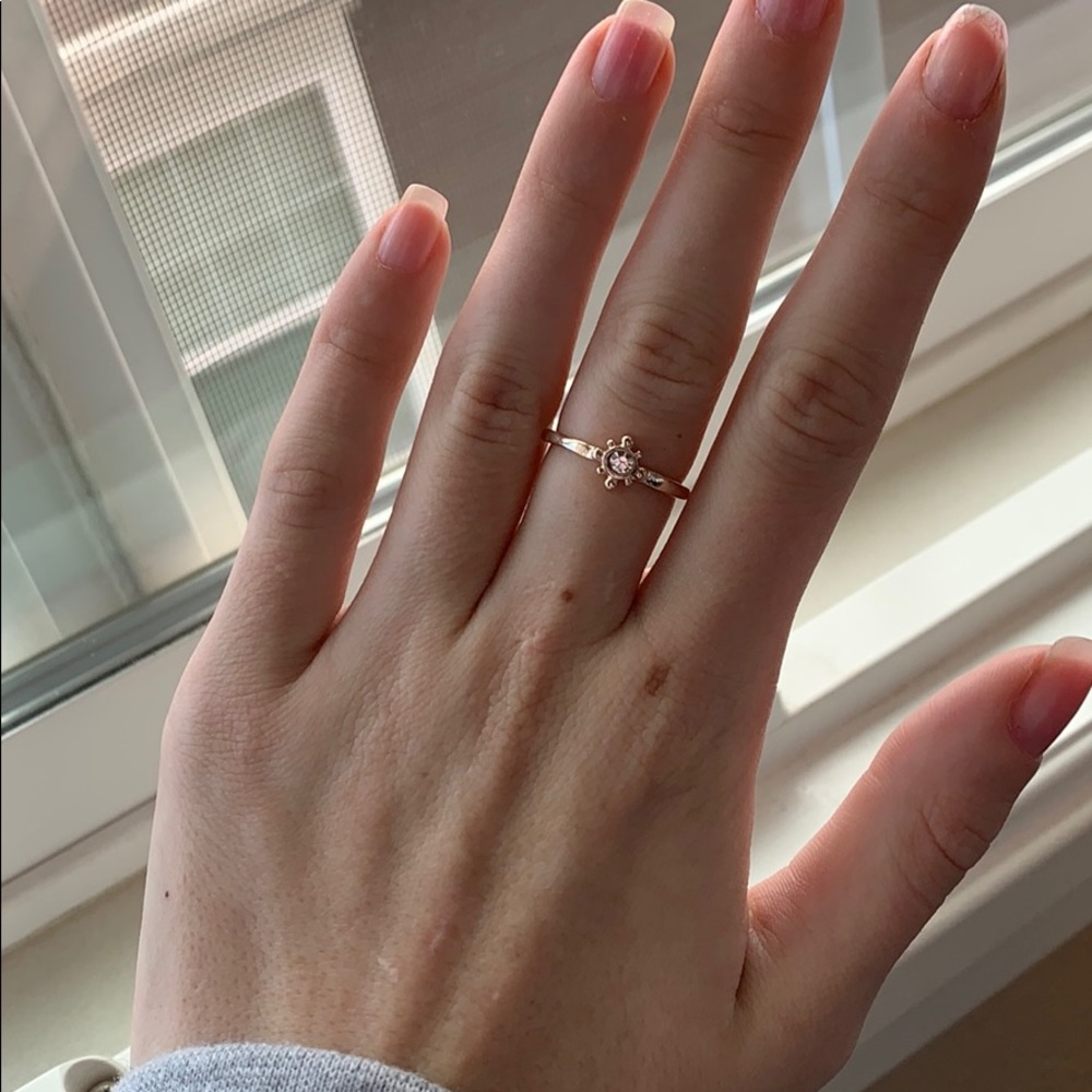 Rose Gold Ring Sun Ring Rose Gold Jewelry